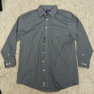 Gray Button-Up Shirt